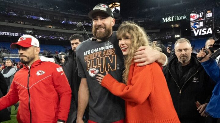 NFL Star Travis Kelce and Friends Attend Taylor Swift’s Paris Concert